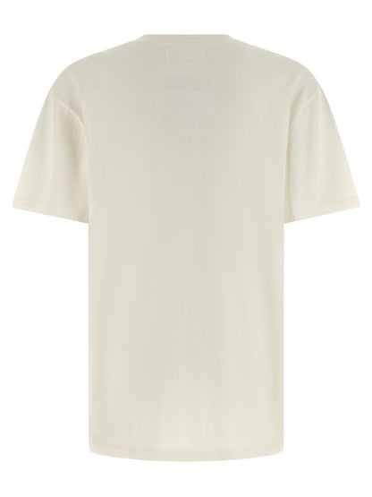 T-Shirt by Extreme Cashmere for men in cotton & cashmere natural & white features an on trend silhouette, perfectly showcasing a on trend and round neckline for an elevated aesthetic.