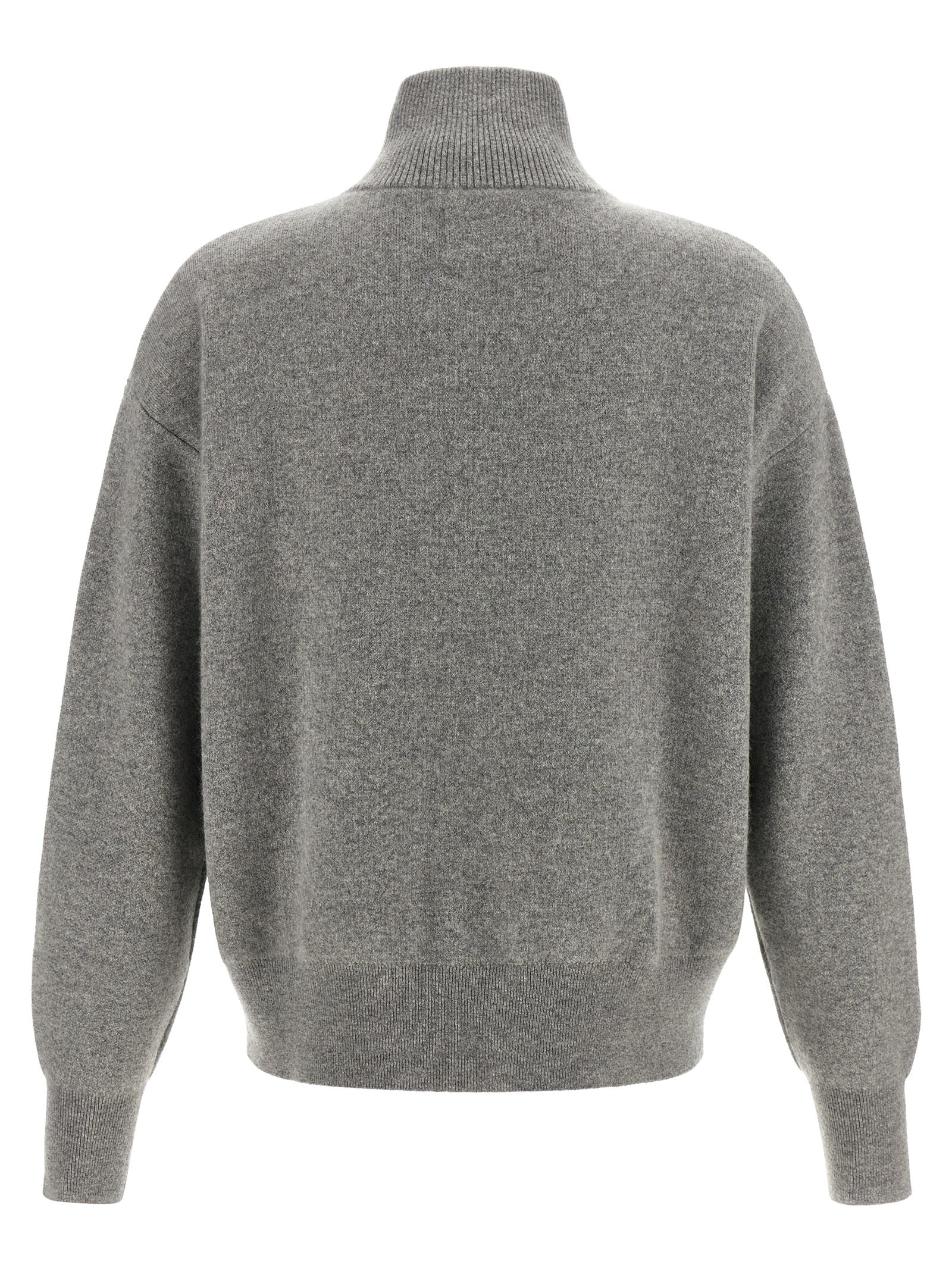 Cardigan by Extreme Cashmere for men in cashmere gray & striped features an crisp silhouette, showcasing a sophisticated high-neck neckline and detail for a truly crisp finish.