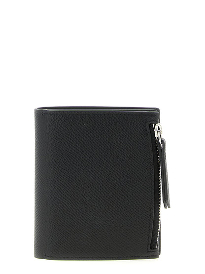 Maison Margiela Four Stitches Calfskin Leather Cardholder Card Case - Black