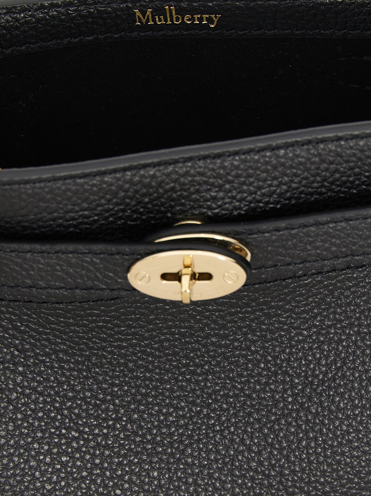 Large Crossbody Bucket Handbag by Mulberry for women in calfskin leather black features a versatile chic silhouette, meticulously detailed with a secure , ample , and versatile crossbody-strap, shoulder-strap, adjustable-strap, belt-strap & handle.