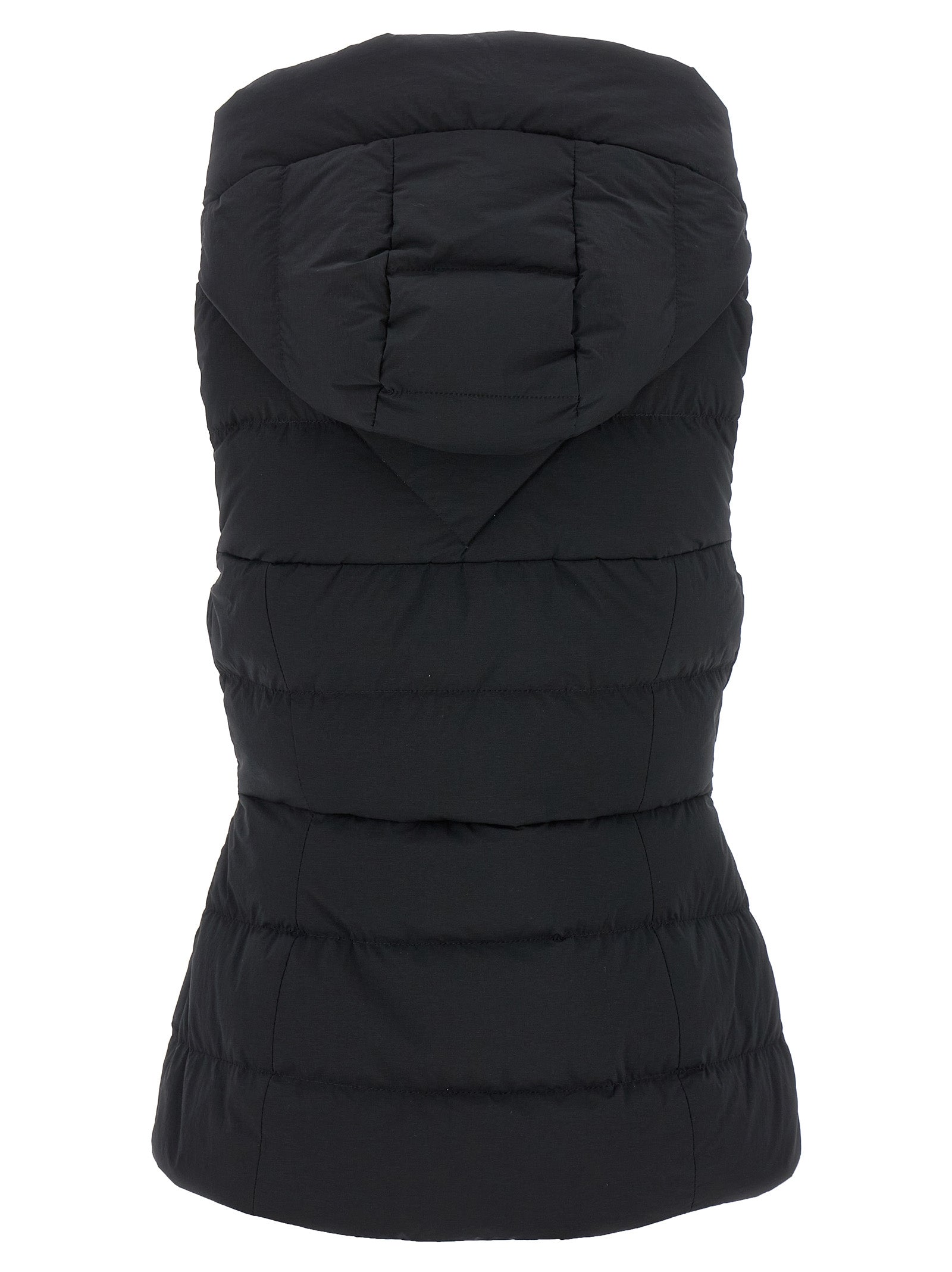 Hooded Vest by Canada Goose for women in polyamide & goose-down black features a enviable silhouette, elegantly detailed with a enviable hooded neckline and functional pockets, hooded & insulated for a enviable finish.