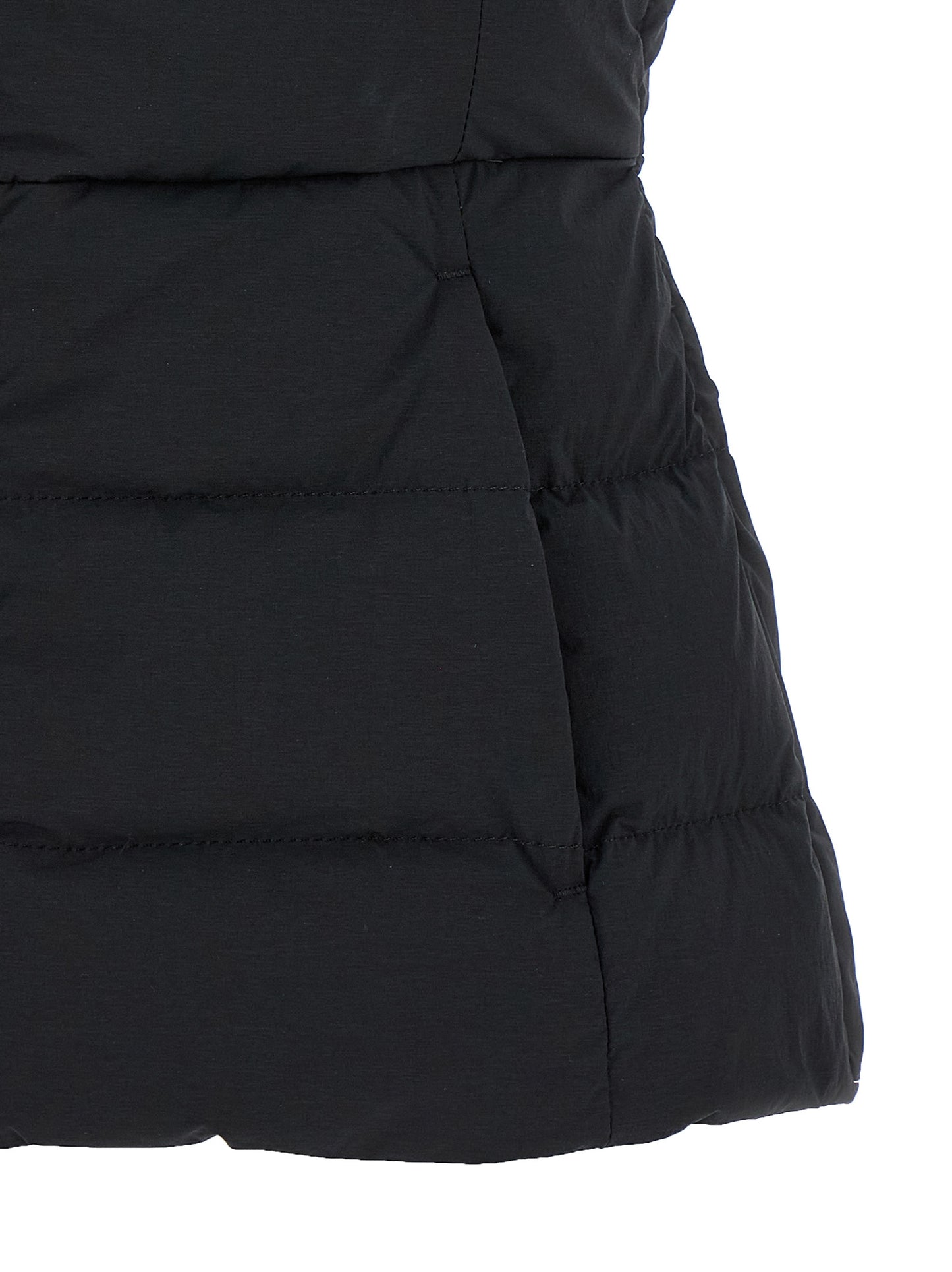 Hooded Vest by Canada Goose for women in polyamide & goose-down black features an on trend silhouette, showcasing a sophisticated and premium pockets, hooded & insulated for a truly on trend finish.