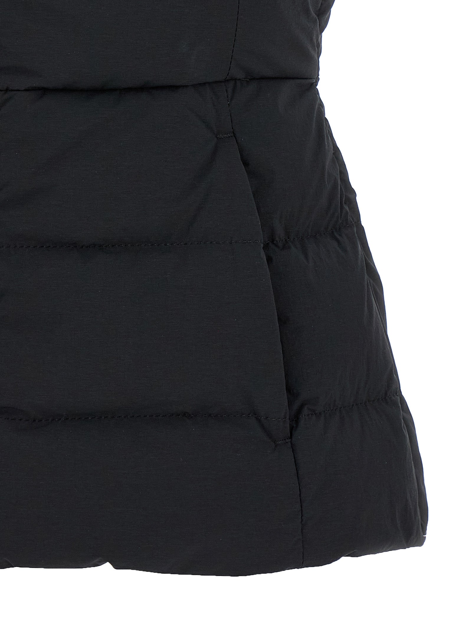 Hooded Vest by Canada Goose for women in polyamide & goose-down black features an on trend silhouette, showcasing a sophisticated and premium pockets, hooded & insulated for a truly on trend finish.