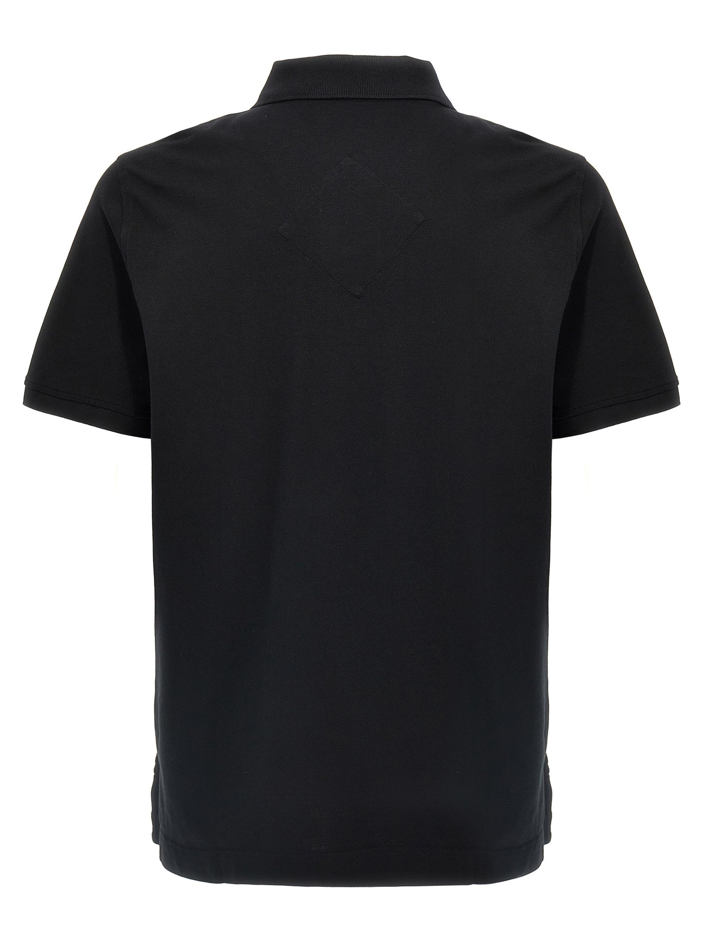 Polo Shirt by Canada Goose for men in cotton black & signature presents a sleek silhouette, featuring a refined and for a sleek finish.