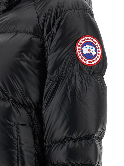 Hooded Overcoat by Canada Goose for women in polyamide black features a cosy chic silhouette, artfully detailed with a sophisticated and premium windproof & hooded for a cosy chic finish.