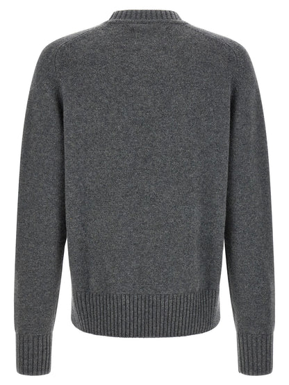 Cardigan by Extreme Cashmere for men in cashmere gray features an crisp silhouette, showcasing a sophisticated and detail for a truly crisp finish.