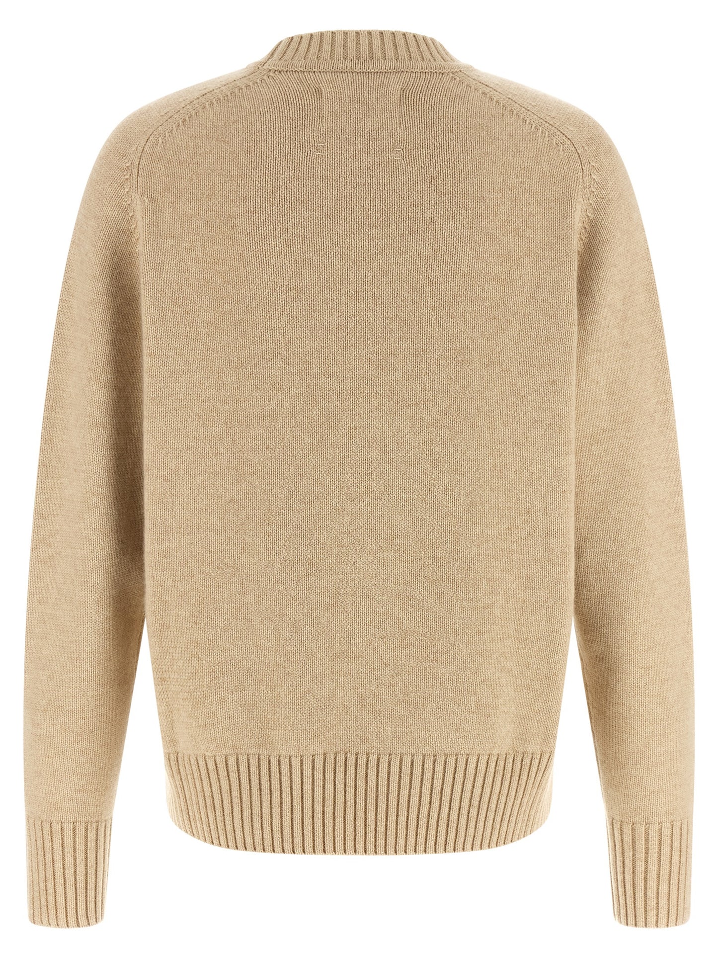 Cardigan by Extreme Cashmere for men in cashmere beige, signature & striped features an crisp silhouette, showcasing a sophisticated and detail for a truly crisp finish.