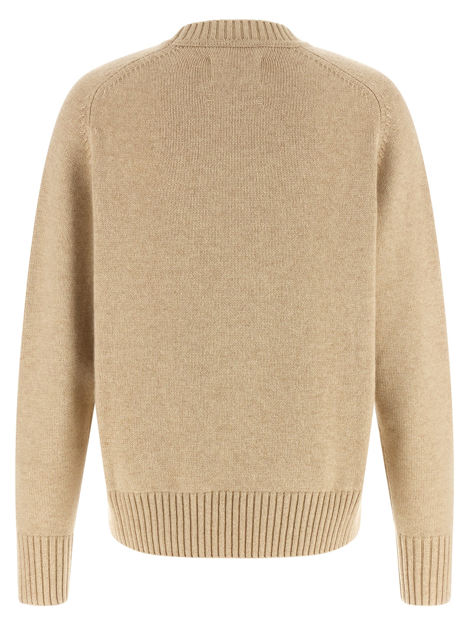 Cardigan by Extreme Cashmere for men in cashmere beige, signature & striped features an crisp silhouette, showcasing a sophisticated and detail for a truly crisp finish.