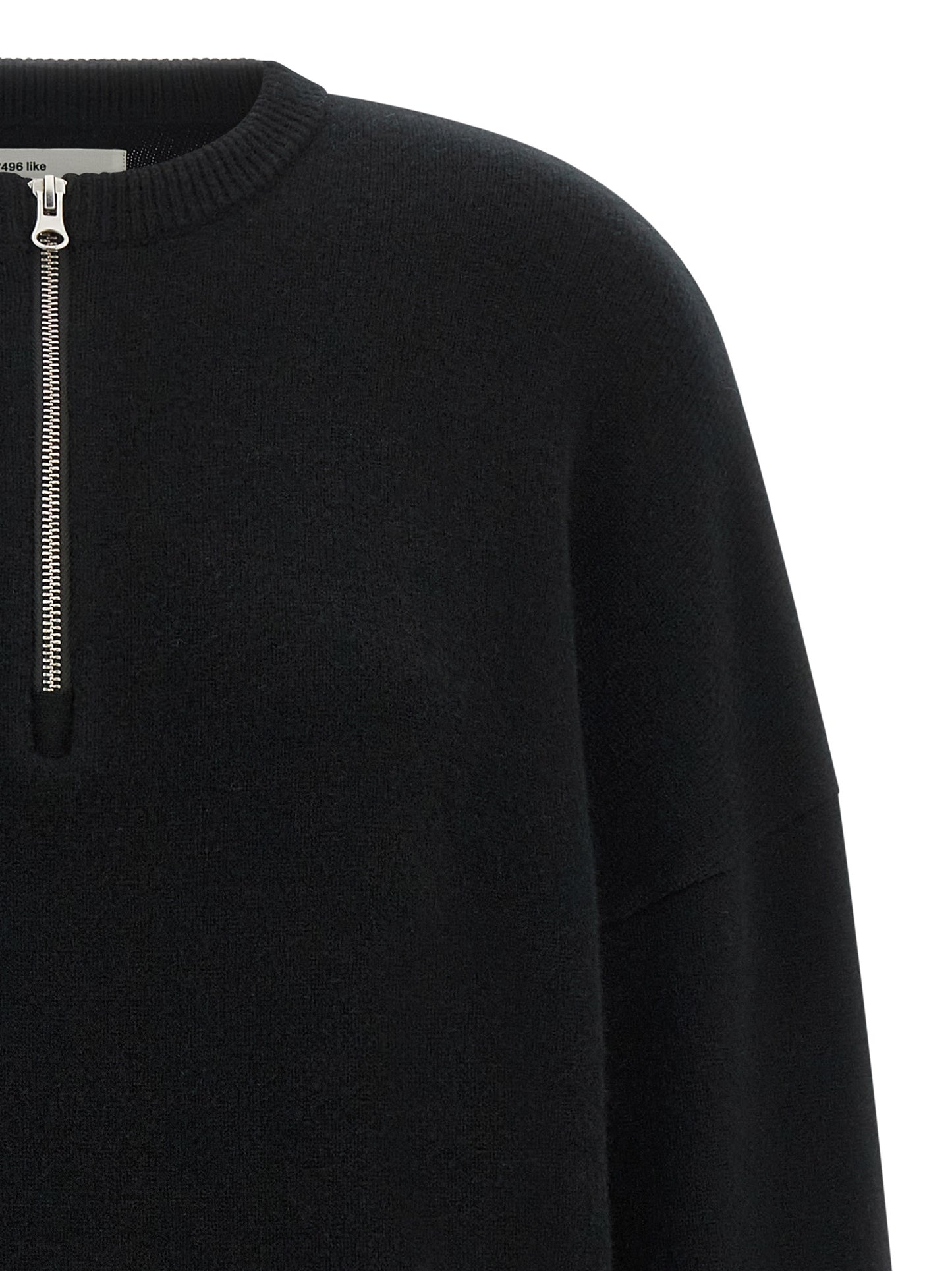 Cardigan by Extreme Cashmere for men in nylon & cashmere black & silver presents a textural silhouette, artfully finished with a textural crew neckline and for a sophisticated, textural look.