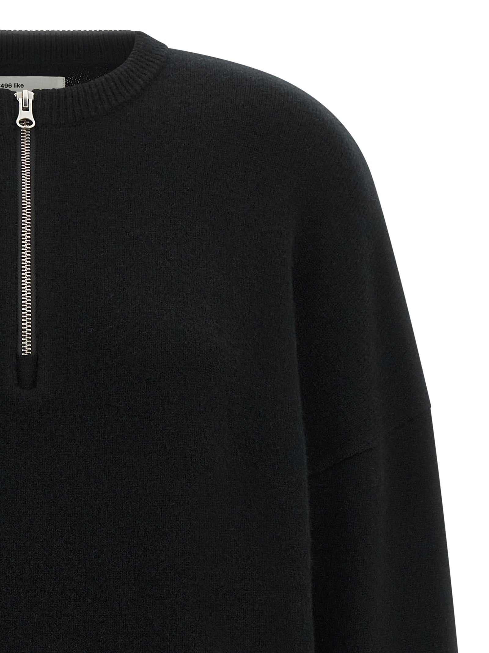 Cardigan by Extreme Cashmere for men in nylon & cashmere black & silver presents a textural silhouette, artfully finished with a textural crew neckline and for a sophisticated, textural look.