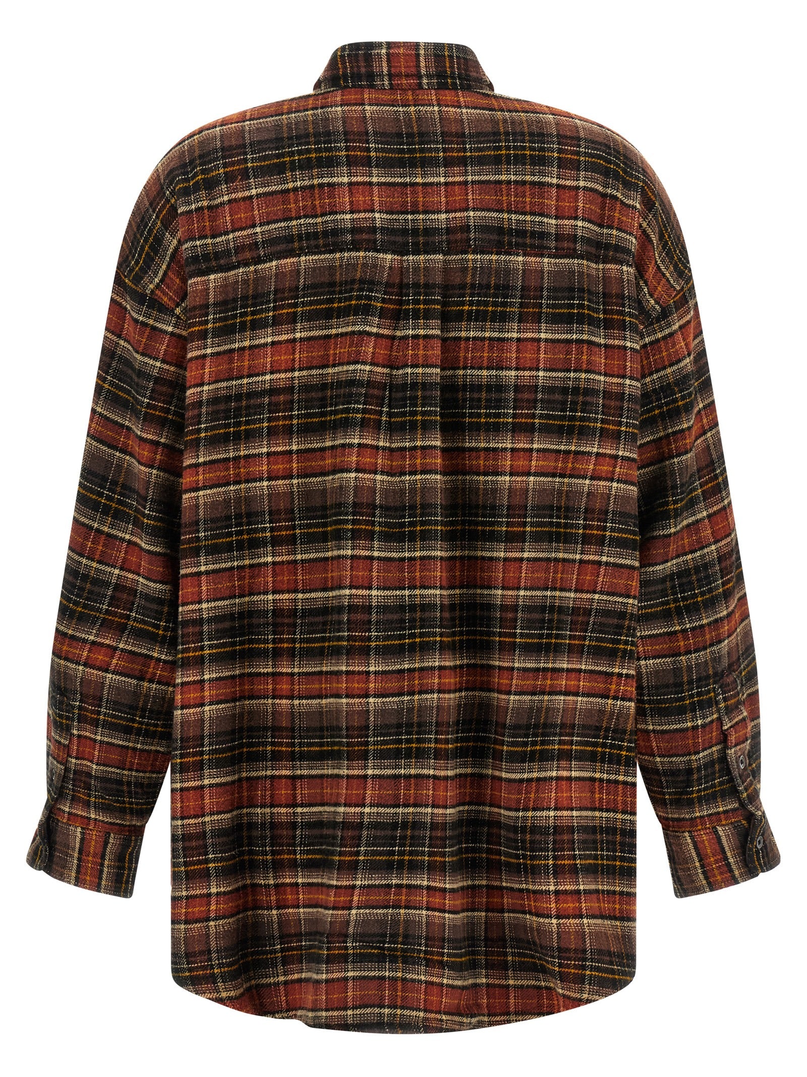 Blouse by R13 for women in cotton brown, dark-gray, multicolor & patterned features an polished silhouette, showcasing a sophisticated and detail for a truly polished finish.