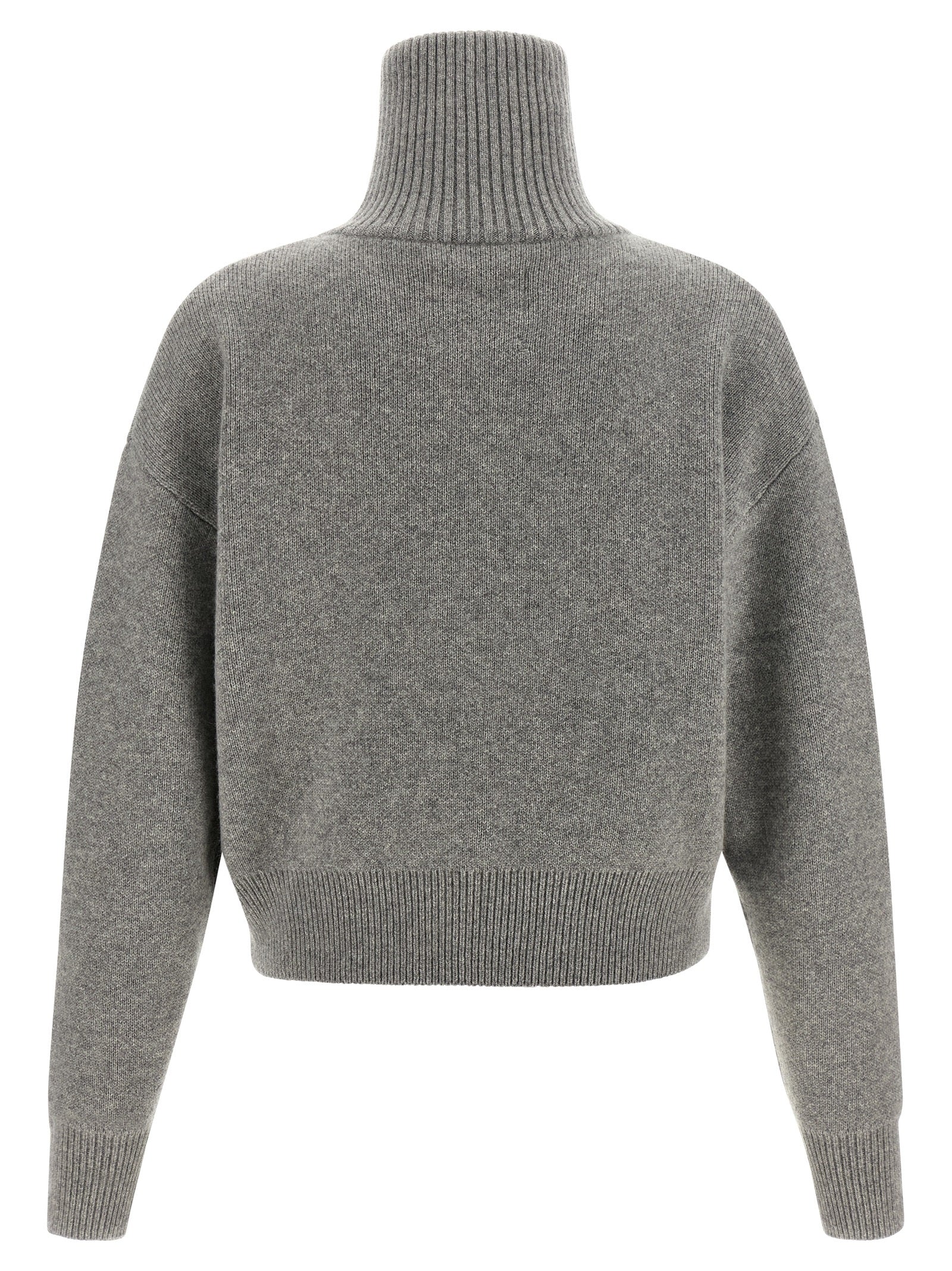 Cardigan by Extreme Cashmere for men in cashmere gray & signature features a nuanced silhouette with a refined high-neck neckline and nuanced detailing for a sophisticated look.