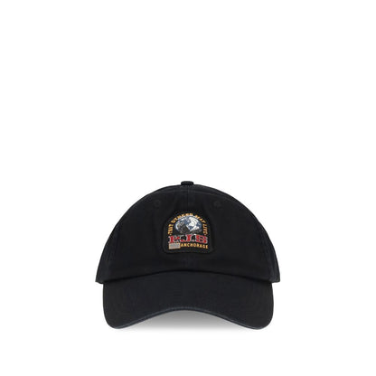 Baseball Cap by Parajumpers for men in cotton black & signature presents a tailored silhouette, perfectly capturing the essence of Cotton Baseball Cap with its tailored finish and superior craftsmanship.