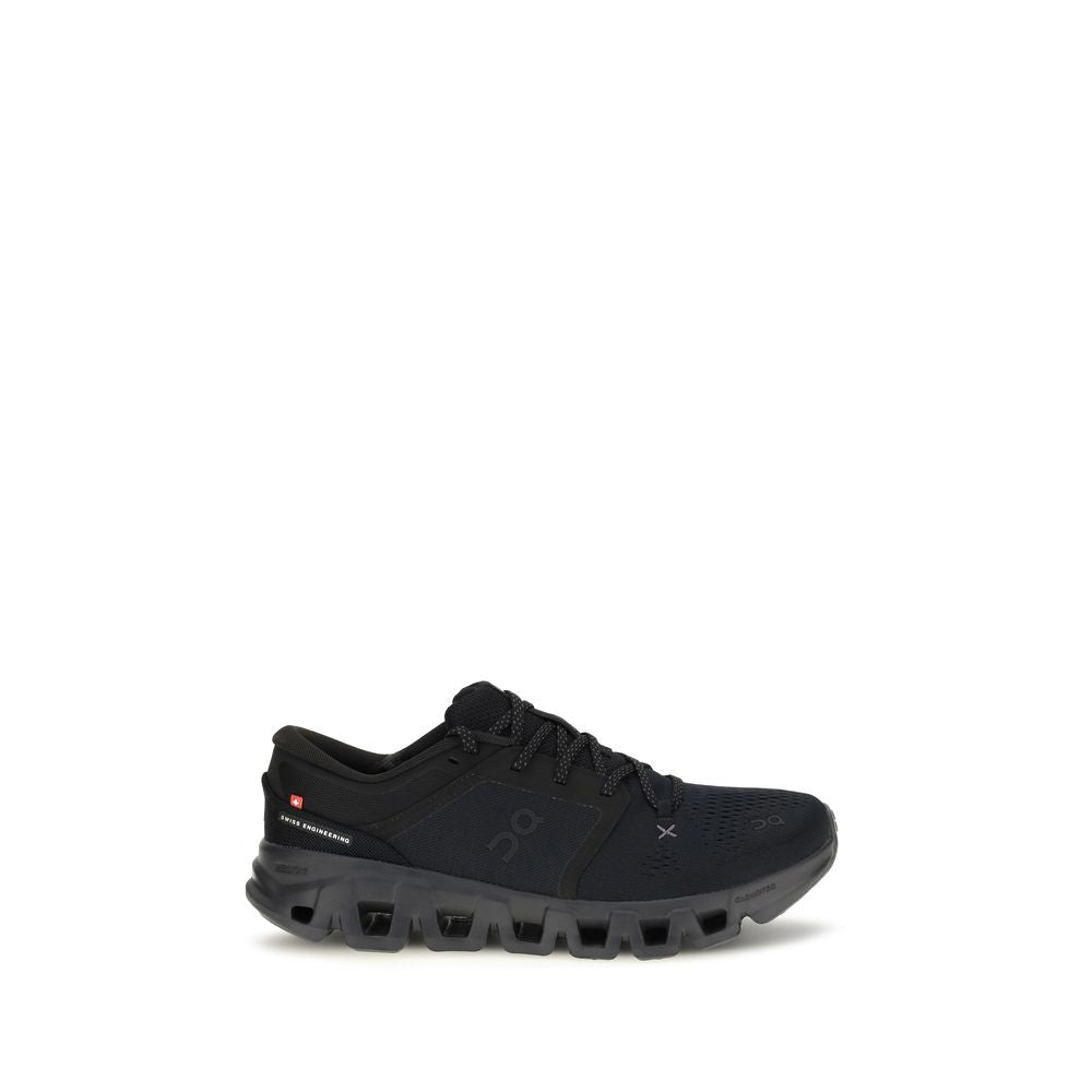 Athletic Sneakers by ON for men in fabric mesh black features an timeless silhouette from the Men's Athletic Fabric Mesh Sneakers collection, showcasing a timeless athletic style for a timeless look.
