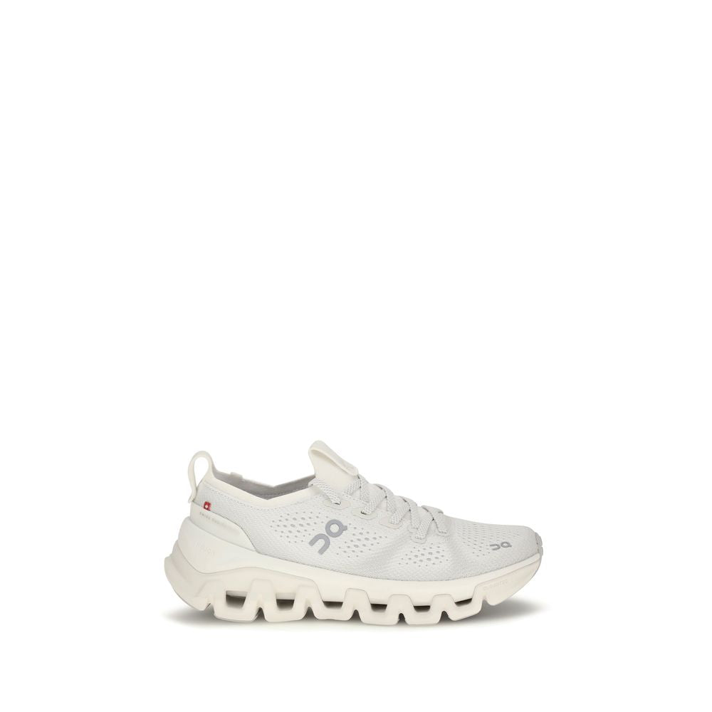 Athletic Sneakers by ON for men in fabric mesh white features an timeless silhouette from the Men's Athletic Fabric Mesh Sneakers collection, showcasing a timeless athletic style for a timeless look.