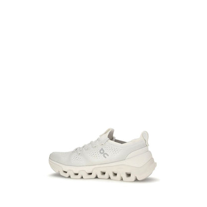 Athletic Sneakers by ON for men in fabric mesh white presents a sleek silhouette, perfectly capturing the athletic style essence of Men's Athletic Fabric Mesh Sneakers with its sleek design and premium finish.