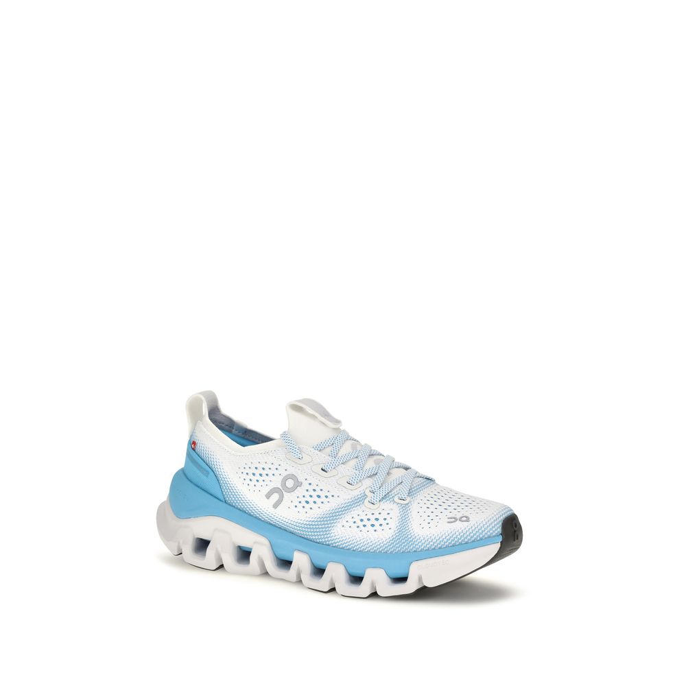 Athletic Sneakers by ON for men in fabric mesh blue presents a sleek silhouette, perfectly capturing the athletic style essence of Men's Athletic Fabric Mesh Sneakers with its sleek design and premium finish.