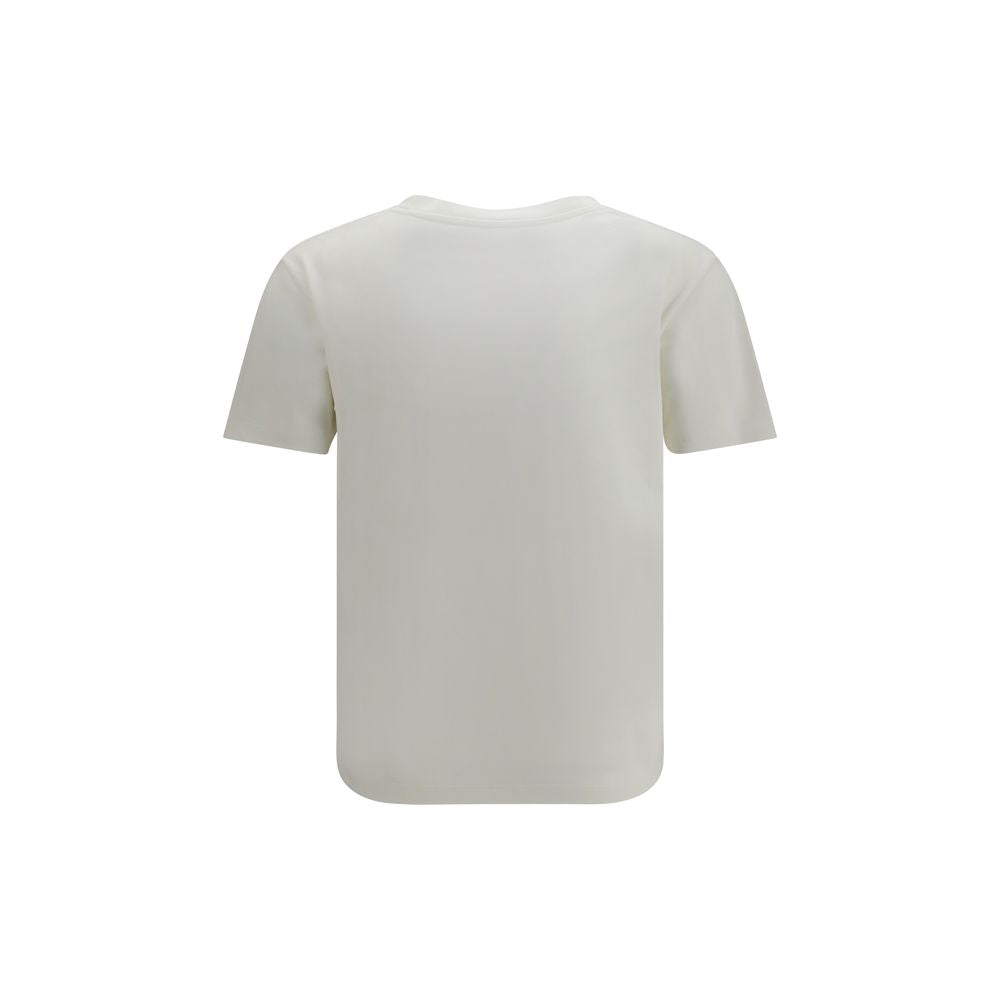 T-Shirt by Saint Laurent for women in modal & cotton white features an on trend silhouette, perfectly showcasing a on trend and for an elevated aesthetic.