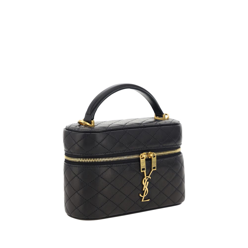 Quilted Shoulder Bag by Saint Laurent for women in lamb leather black features a effortless sophistication silhouette, secured by a with ample and versatile shoulder-strap, handle & adjustable-strap for a effortless sophistication finish.