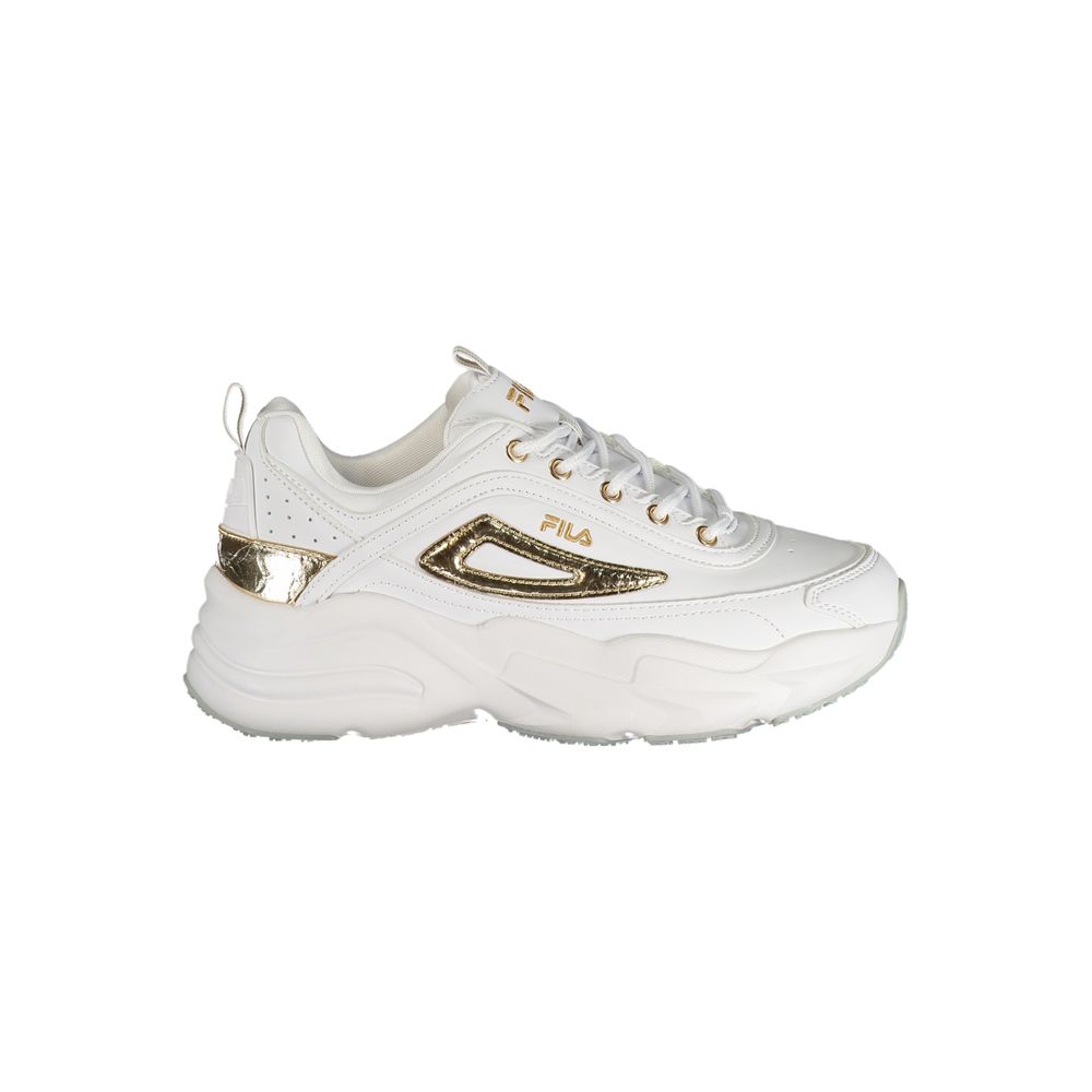 Fila The Blend Women's Athletic Polyester & Polyurethane Sneakers - White