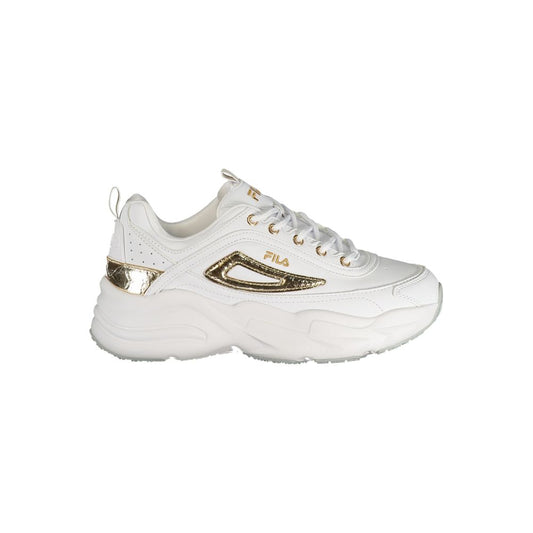 Fila The Blend Women's Athletic Polyester & Polyurethane Sneakers - White