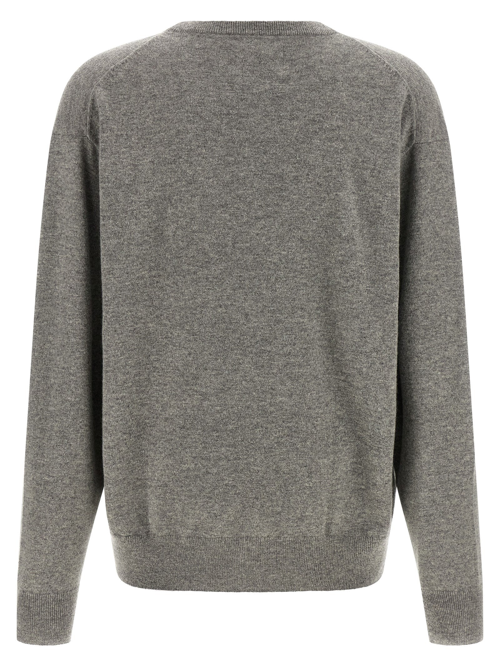 Cardigan by Extreme Cashmere for men in plush cashmere gray & signature features a nuanced silhouette with a refined and nuanced detailing for a sophisticated look.