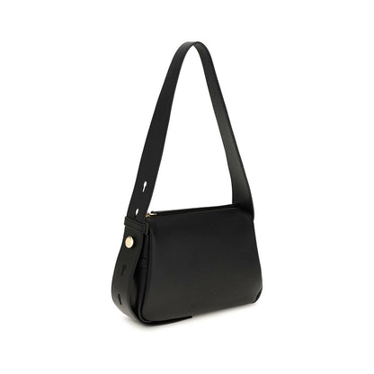 Small Shoulder Bag by Tory Burch for women in bos taurus calf leather black features a effortless chic silhouette with a secure , ample , and versatile shoulder-strap for a effortless chic finish.