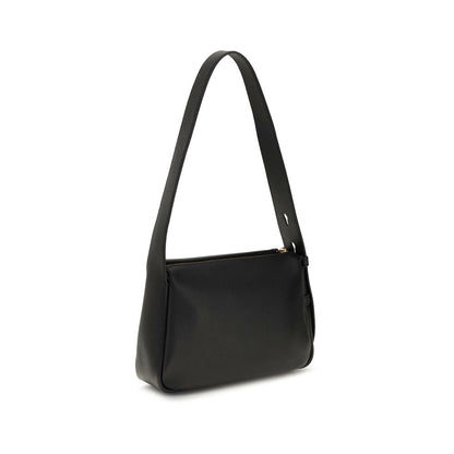 Small Shoulder Bag by Tory Burch for women in bos taurus calf leather black showcases a enviable silhouette, artfully detailed with a secure , organized , and versatile shoulder-strap for a enviable look.