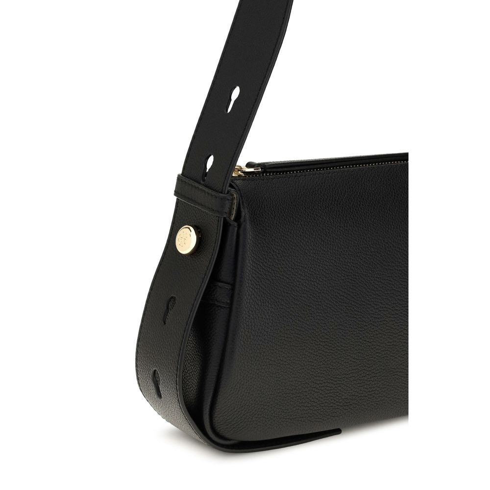 Small Shoulder Bag by Tory Burch for women in bos taurus calf leather black features a effortless sophistication silhouette, secured by a with ample and versatile shoulder-strap for a effortless sophistication finish.