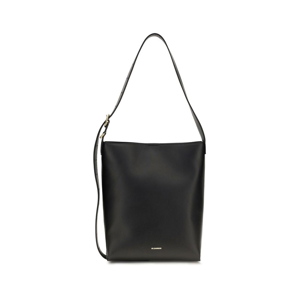 Tote Handbag by Jil Sander for women in bos taurus calf leather black features a exquisite silhouette, showcasing a secure and exquisite with versatile for a exquisite finish.
