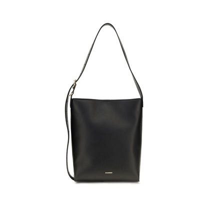 Tote Handbag by Jil Sander for women in bos taurus calf leather black features a exquisite silhouette, showcasing a secure and exquisite with versatile for a exquisite finish.