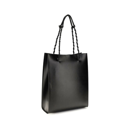 Shoulder Shopper Bag by Jil Sander for women in bos taurus calf leather black features a enviable silhouette, showcasing a secure , ample , and enviable shoulder-strap for a enviable finish.
