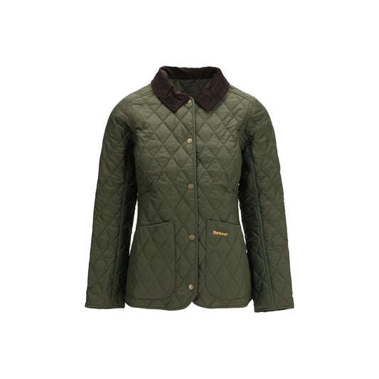 Windbreaker Jacket by Barbour for women in polyester polyamide corduroy bicolour & signature features an stylish silhouette, showcasing a sophisticated and performance-driven pockets, insulated & windproof for a premium, stylish look.