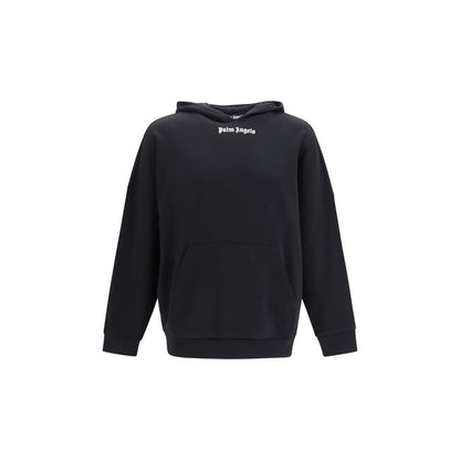 Sweatshirt Hoodie by Palm Angels for men in cotton black & print features an avant-garde silhouette, showcasing a sophisticated hooded neckline and long-sleeve detail for a truly avant-garde finish.