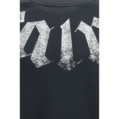 Sweatshirt by Palm Angels for men in cotton black features an exquisite silhouette, showcasing and details for a exquisite look.