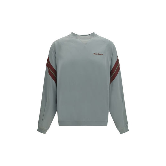 Sweatshirt by Palm Angels for men in polyester bicolour & striped features an provocated silhouette, detailed with a provocated long-sleeve and a refined crew neckline for a sophisticated aesthetic.