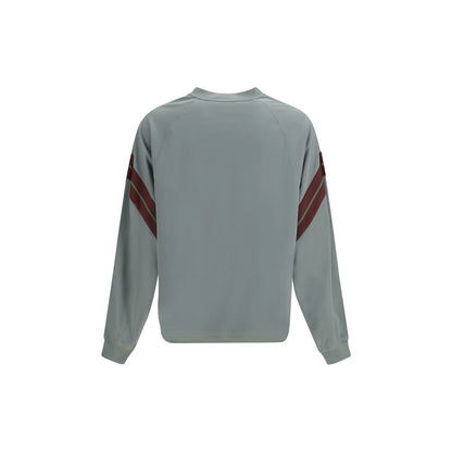 Sweatshirt by Palm Angels for men in polyester bicolour & striped showcases a slouchy chic silhouette, artfully detailed with a slouchy chic crew neckline and for a slouchy chic finish.