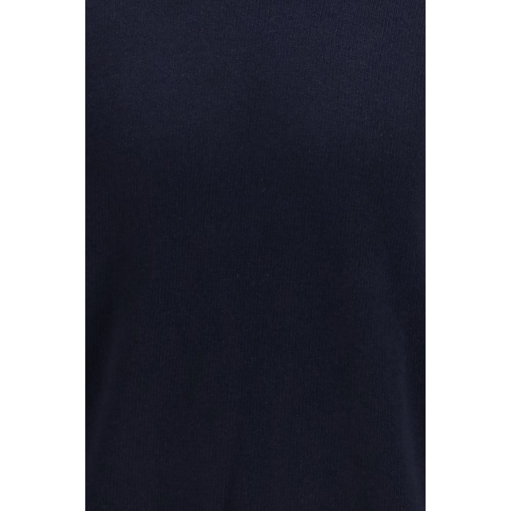 Sweatshirt by Brooksfield for men in wool blue features an magnificent silhouette, showcasing a sophisticated crew neckline and detail for a truly magnificent finish.