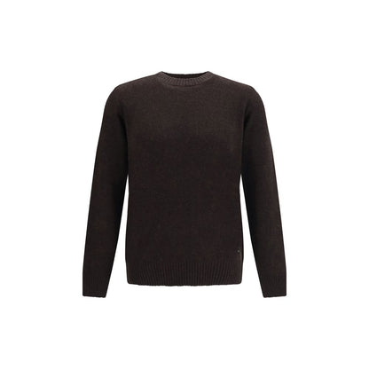 Sweatshirt by Brooksfield for men in wool brown features an provocated silhouette, detailed with a provocated long-sleeve and a refined crew neckline for a sophisticated aesthetic.