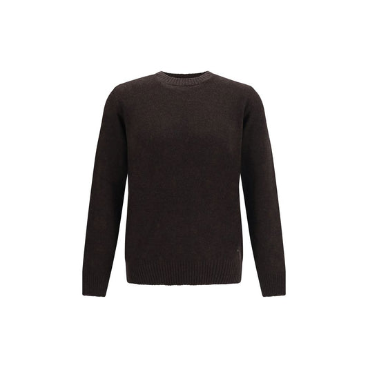 Sweatshirt by Brooksfield for men in wool brown features an provocated silhouette, detailed with a provocated long-sleeve and a refined crew neckline for a sophisticated aesthetic.