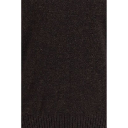 Sweatshirt by Brooksfield for men in wool brown showcases a slouchy chic silhouette, artfully detailed with a slouchy chic crew neckline and for a slouchy chic finish.