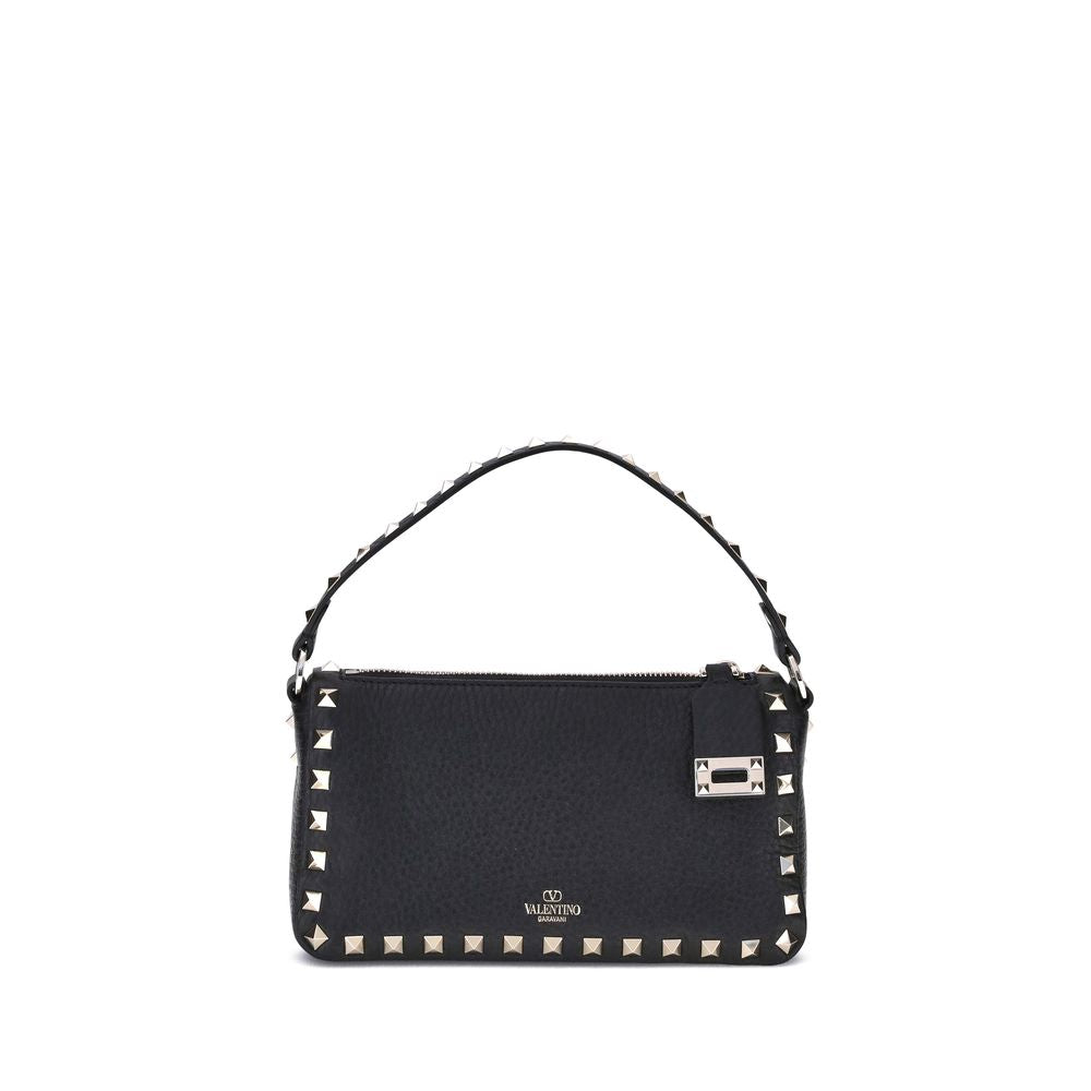 Shoulder Bag by Valentino Garavani for women in bos taurus calfskin leather black & signature features an effortlessly chic silhouette with a secure zipper & hook, ample cardholder, and versatile shoulder-strap, adjustable-strap & detachable-strap for effortlessly chic everyday luxury.