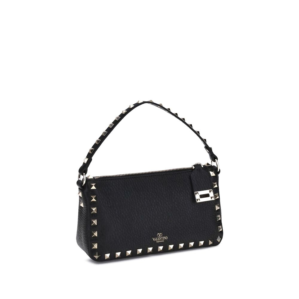 Shoulder Bag by Valentino Garavani for women in bos taurus calfskin leather black & signature showcases a enviable silhouette, artfully detailed with a secure zipper & hook, organized cardholder, and versatile shoulder-strap, adjustable-strap & detachable-strap for a enviable look.