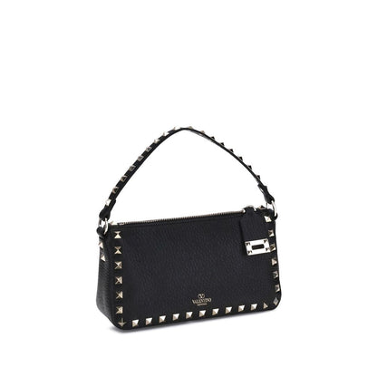 Shoulder Bag by Valentino Garavani for women in bos taurus calfskin leather black & signature showcases a enviable silhouette, artfully detailed with a secure zipper & hook, organized cardholder, and versatile shoulder-strap, adjustable-strap & detachable-strap for a enviable look.
