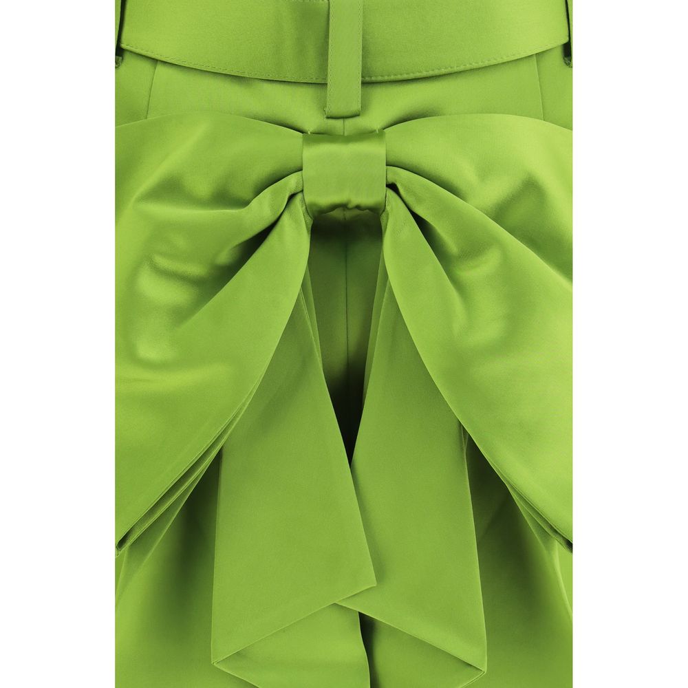 Skirt by Self-Portrait for women in polyester satin bicolour features a sublime silhouette, showcasing the sublime design of the Women's Polyester Satin Mini Skirt in a sophisticated mini.