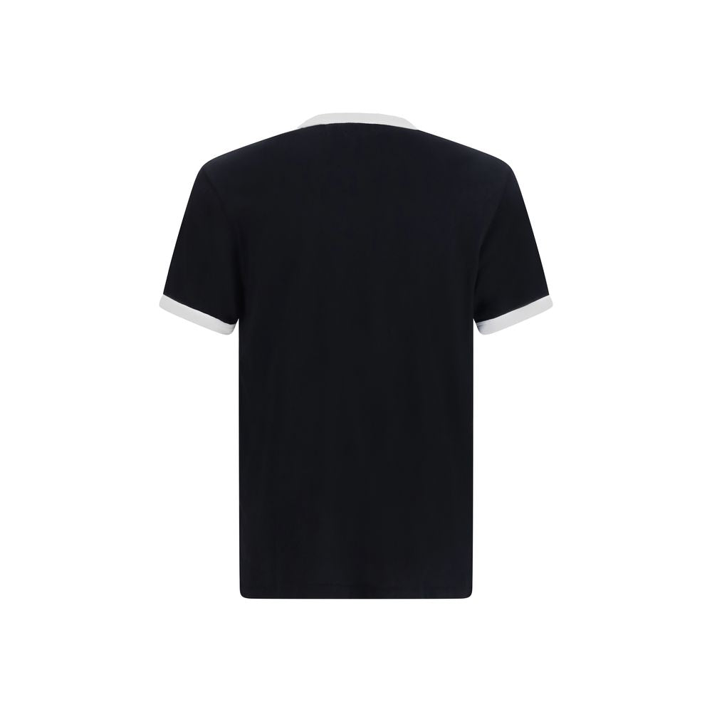 T-Shirt by Kenzo for men in cotton black & print features an on trend silhouette, perfectly showcasing a on trend and crew neckline for an elevated aesthetic.