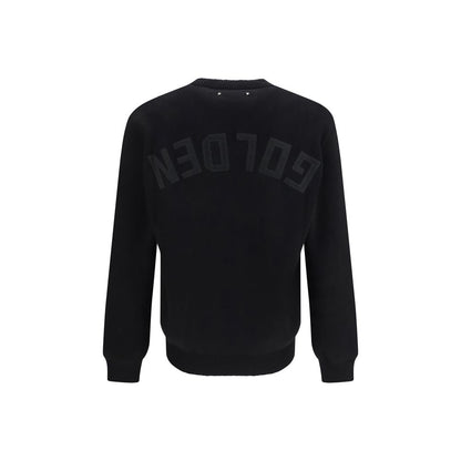 Sweatshirt by Golden Goose for men in stretch polyamide cotton black showcases a slouchy chic silhouette, artfully detailed with a slouchy chic and for a slouchy chic finish.