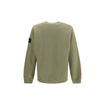 Sweatshirt by Stone Island for men in organic cotton bicolour features an enviable silhouette, showcasing a premium and refined crew neckline for a truly enviable finish.