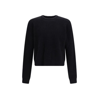 Sweatshirt by Rick Owens for men in polyamide & alpaca wool black & signature features a unrivaled silhouette with a refined round crew neckline and unrivaled long-sleeve detailing for a sophisticated look.