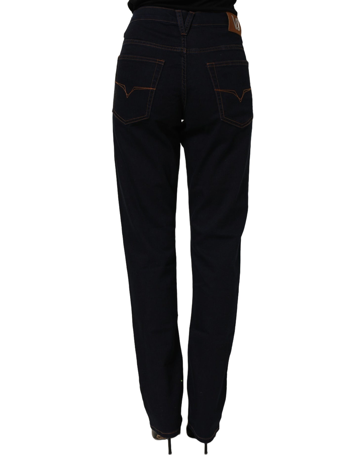 Versace Jeans Couture Blue High Waist Skinny Denim Trouser Jeans